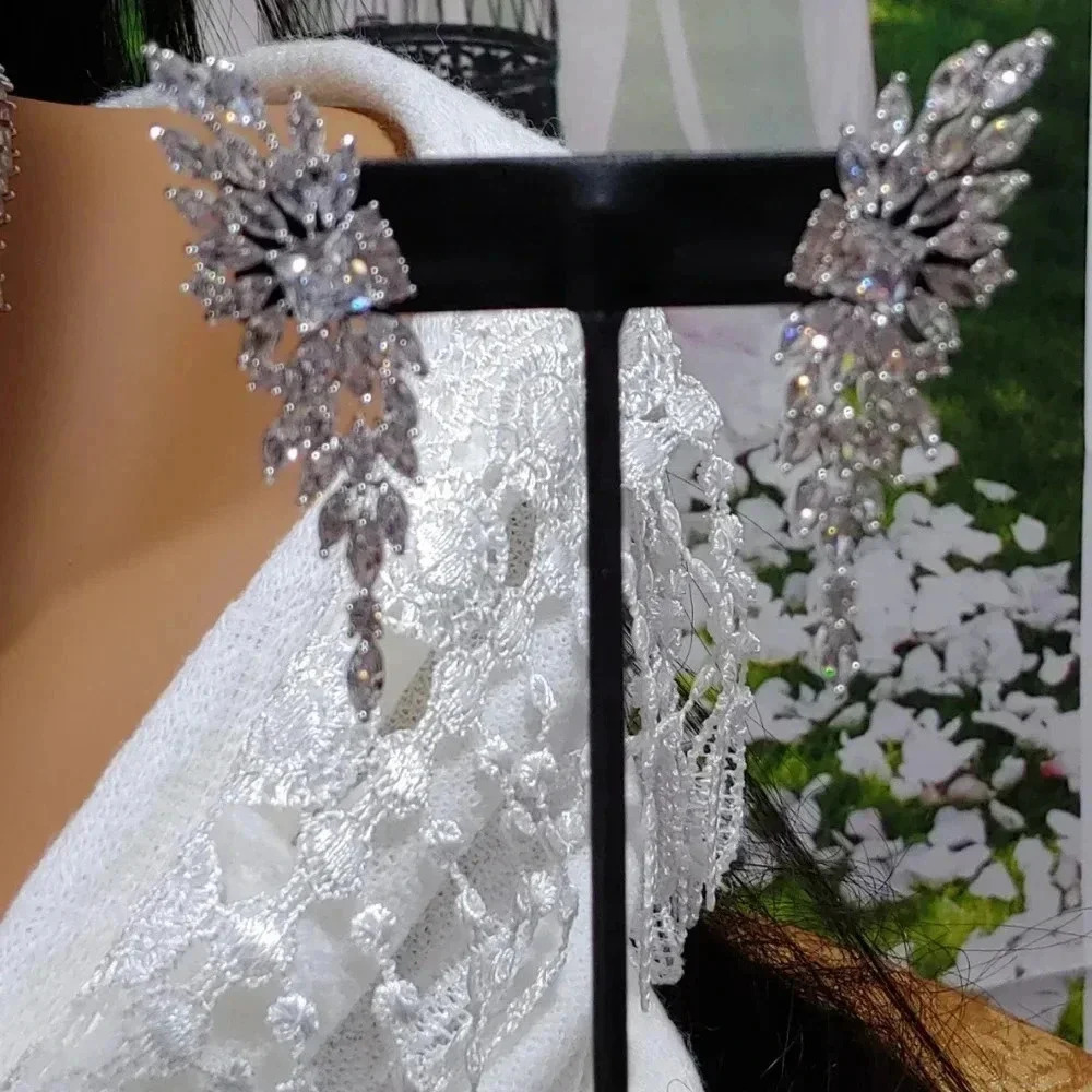 8pc. Handmade Unique One-Of-a-Kind Tiara Bridal Package - Picture 10 of 13
